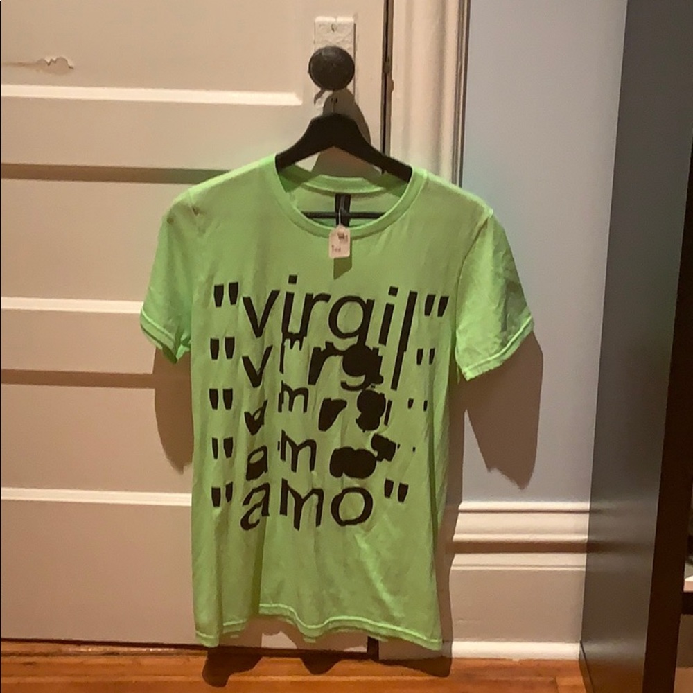 Virgil ABLOH Figures Of Speech T shirt.